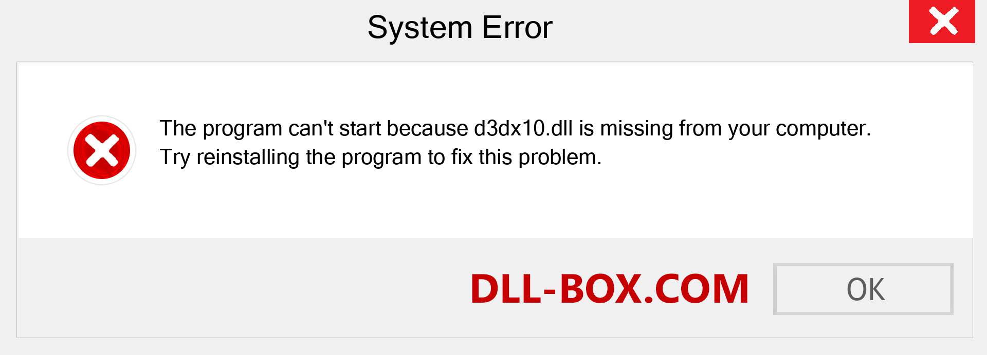  d3dx10.dll file is missing?. Download for Windows 7, 8, 10 - Fix  d3dx10 dll Missing Error on Windows, photos, images